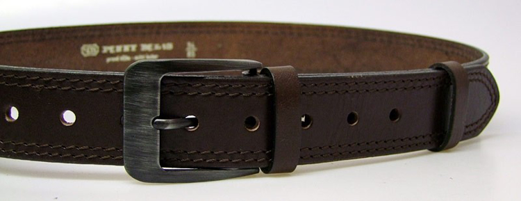 Obrázek z PENNY BELTS 2-2-40 Pánský kožený opasek hnědý 