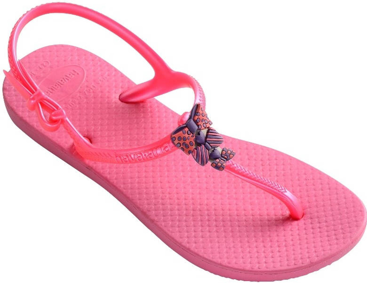 Obrázek z Dětské žabky Havaianas KIDS FREEDOM SHOCKING PINK 