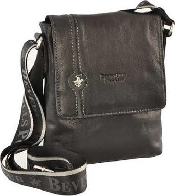 Obrázek z Taška crossbody kožená BHPC Explore M BH-383-01 černá 2 L 