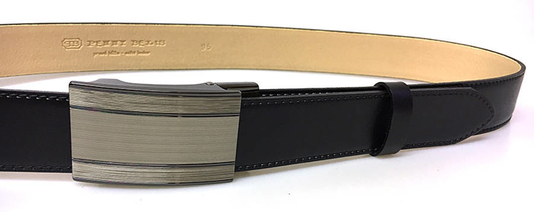 Obrázek z PENNY BELTS 35-020-A7 Pánský kožený opasek černý 