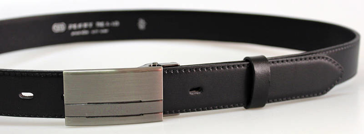 Obrázek z PENNY BELTS 30-020-1PS-60 Pánský kožený opasek černý 