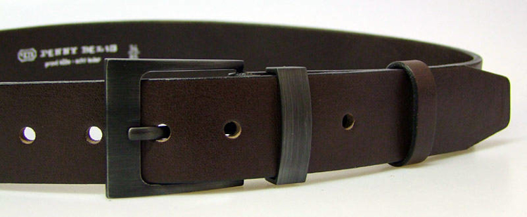 Obrázek z PENNY BELTS 8-40 Pánský kožený opasek hnědý 