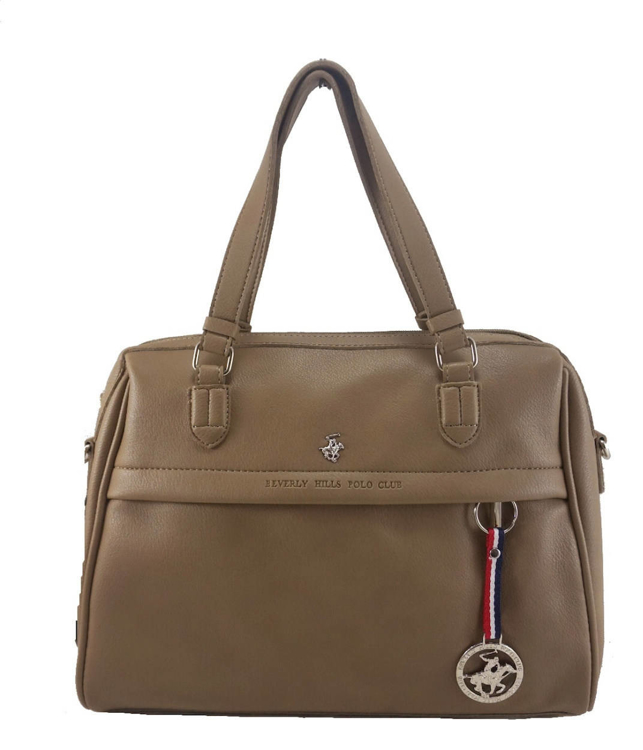 Obrázek z Kabelka Beverly Hills Polo Club BH-2300-65 béžová 10 L 