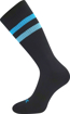 Obrázek z VOXX® ponožky Retran černá/tyrkysová 1 pár 