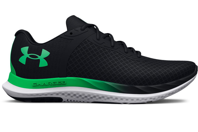 Obrázek z Under Armour UA Charged Breeze-BLK Pánské boty černo / zelené 