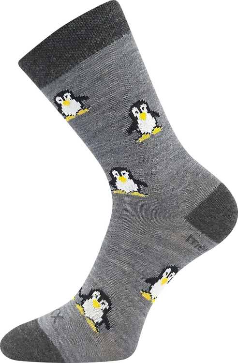 Obrázek z VOXX® ponožky Penguinik šedá 1 pár 