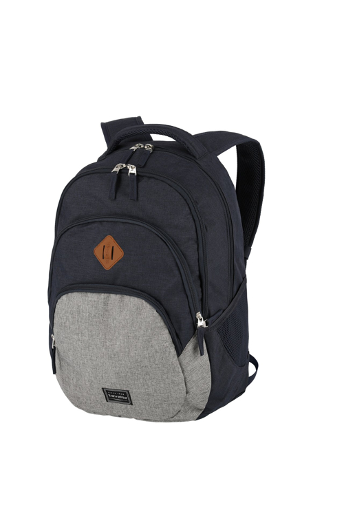 Obrázek z Travelite Basics Backpack Melange Navy/grey 22 L 