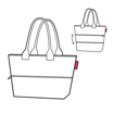 Obrázek z Reisenthel Shopper e1 Twist Silver 16 L 