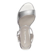 Obrázek z Tamaris 1-28008-42-941 Dámské sandály na podpatku stříbrné 