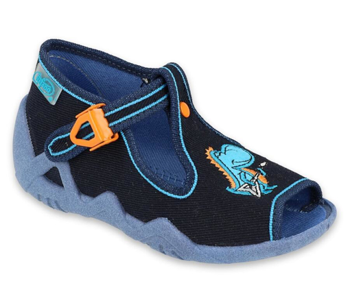Obrázek z BEFADO 217P112 chlapecké sandálky modré dino 
