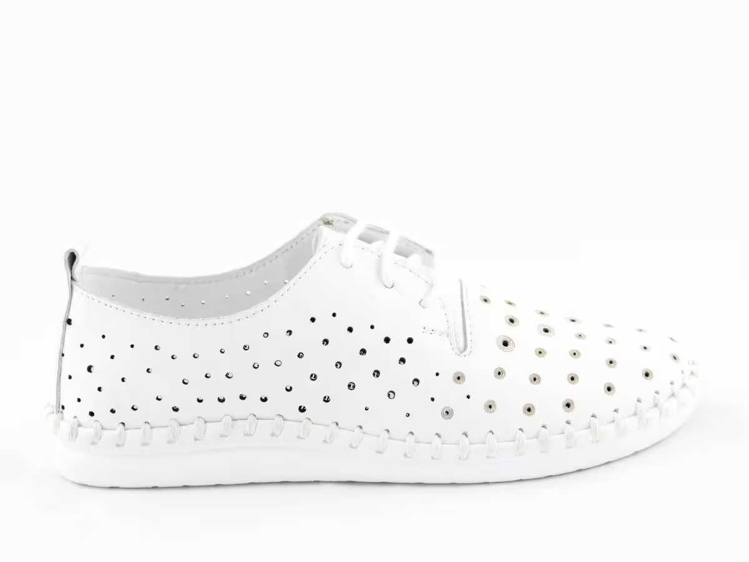 Obrázek z Wild 646018 White Dámské celokožené boty 