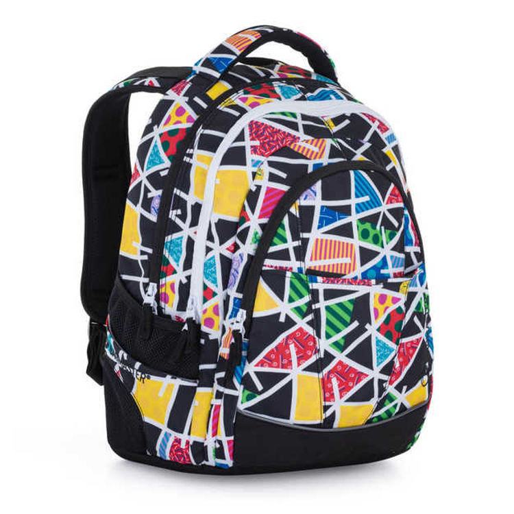 Obrázek z Bagmaster DIGITAL 22 A studentský batoh - Britto vícebarevná 34 l 