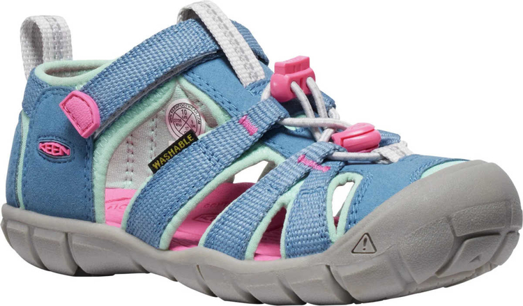 Obrázek z KEEN Seacamp II CNX Youth Dětské sandály coronet blue/hot pink 