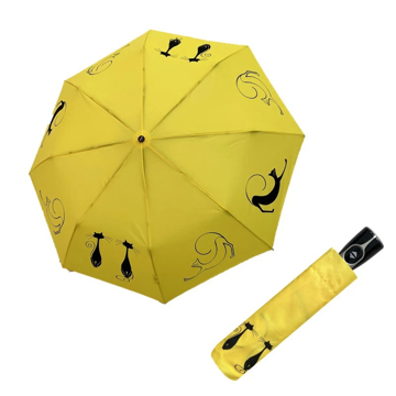 Obrázek Doppler Magic Fiber Best Friends Yellow Dámský plně automatický deštník