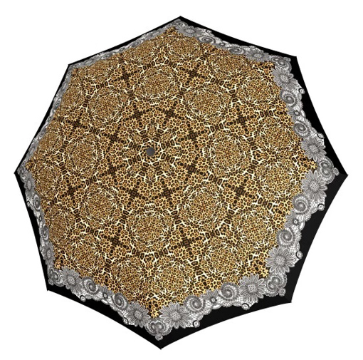 Obrázek z Doppler Magic Fiber LEOPARDO Dámský plně automatický deštník 