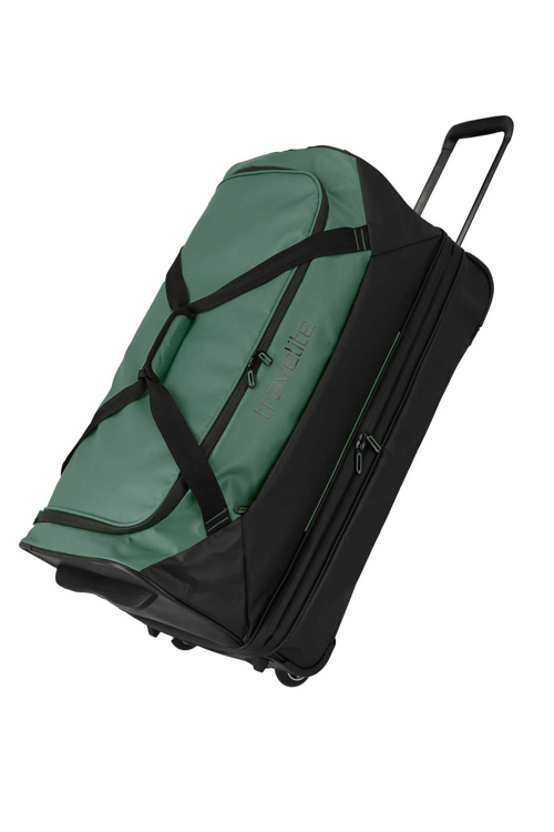 Obrázek z Travelite Basics Wheeled Duffle exp. Black/green 98/119 L 