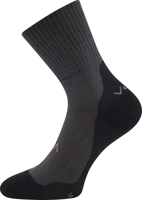 VOXX® ponožky Barefootan froté tm.šedá 3 pár
